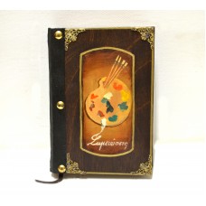 Εικόνα προϊόντος σημειωματαρίου βιβλίου με παλέτα ζωγραφικής